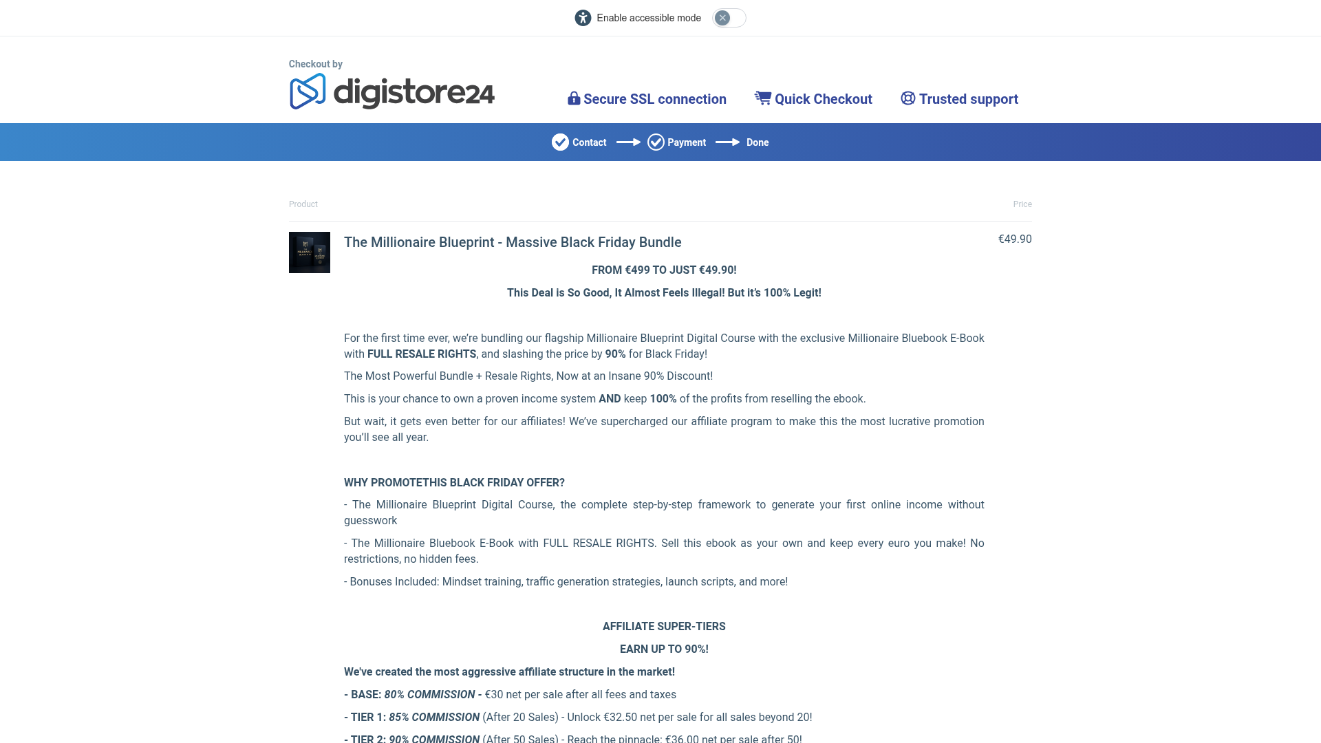 Produktbild des Anbieters: The Millionaire Blueprint - Massive Black Friday Bundle